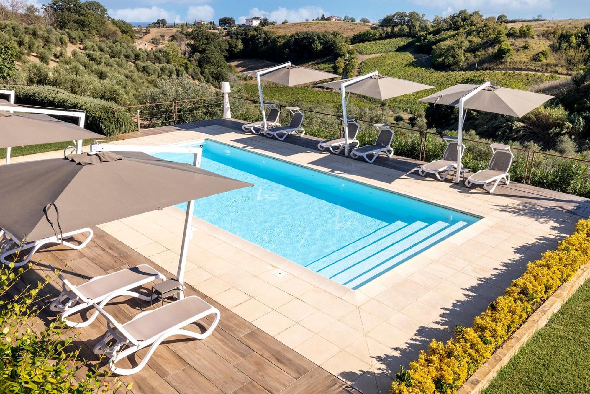 Agrirelais Collelago Massignano Buitenkant foto